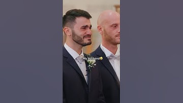 My husband said he wouldn’t cry😭 #shorts #wedding