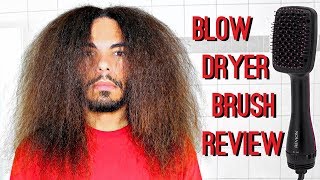 Super Easy Blow Out For Natural Hair Using Revlon Blow Dryer Brush