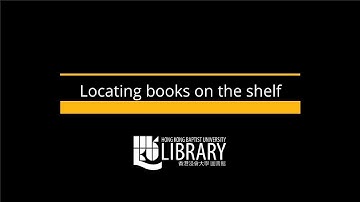 Locating books on the shelf