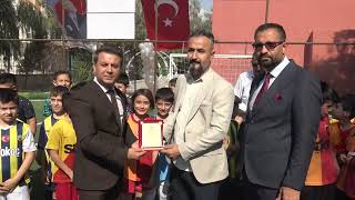 Okulun Bozulan Beton Sahası, Halı Sahaya Dönüştürüldü