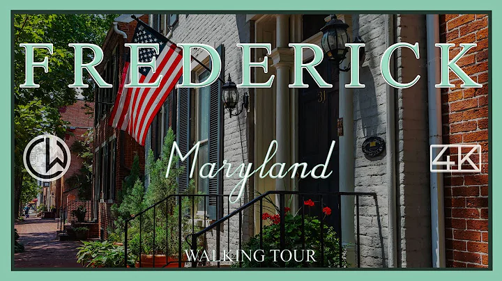 Frederick, Maryland [4K] Walking Tour (2021) Downt...