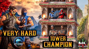 Mortal Kombat 1 - Scorpion & Sub-Zero Champion Tower (VERY HARD) NO MATCHES LOST