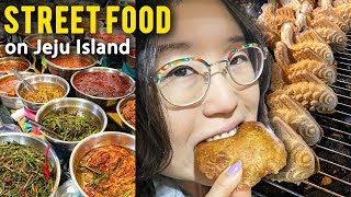 TRADITIONAL MARKET &amp; STREET FOOD on Korean Island 🏝️ Jejudo, Day 4