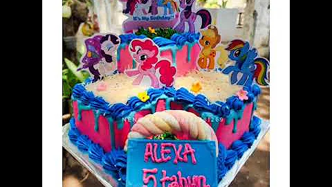 TART SUDUT tema little pony #pemula #kueultah #sederhana #inspirasi