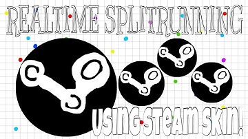Real-Time Splitrunning with Legend Jump || Using Steam Skin || Agario Mobile