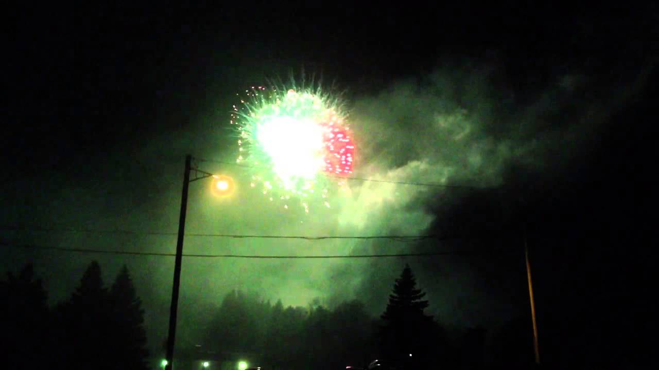 Mayville Michigan Sunflower Festival Fireworks YouTube