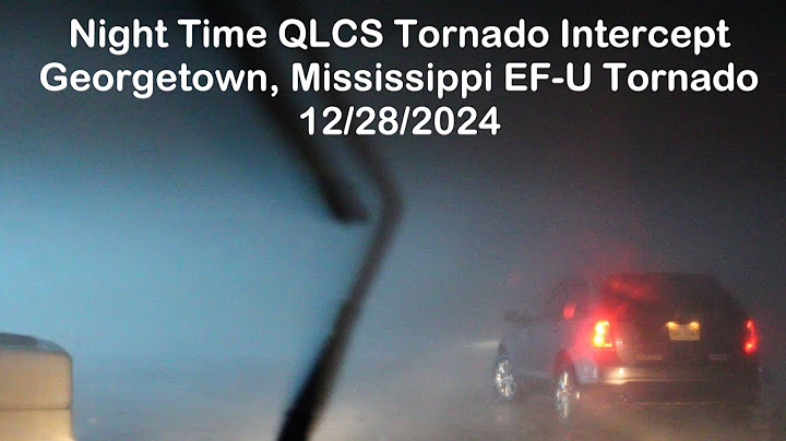 NIGHT TIME QLCS TORNADO INTERCEPT | Georgetown, MS EF-U | 12/28/2024