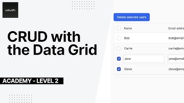 Inline editing and multiple selection with the WeWeb Data Grid