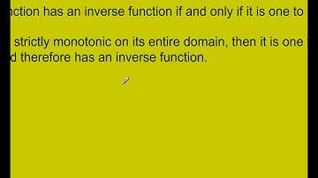 5 3 Inverse Functions
