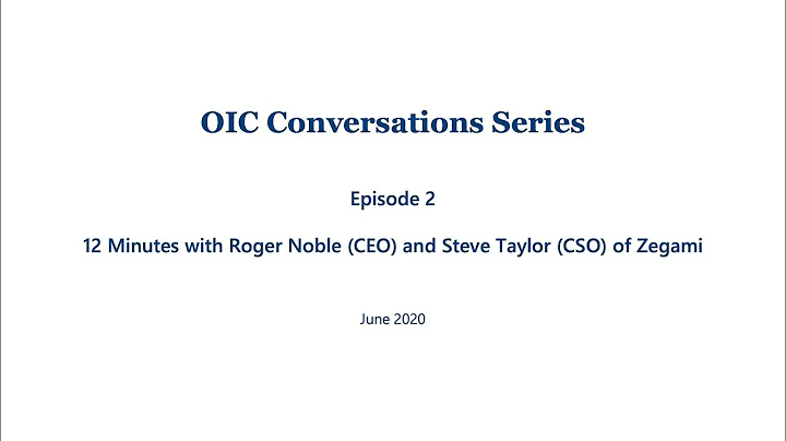 12 Minutes in Conversation with Roger Noble (CEO) ...