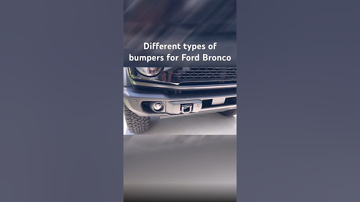 Is the Capable Bumper an underrated Ford Bronco Bumper? #fordbronco #bronco #ford