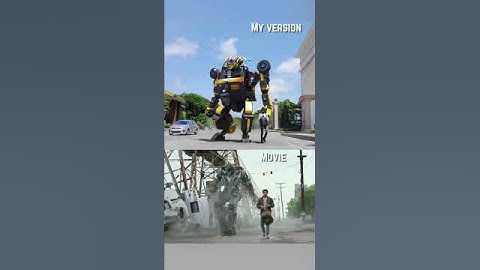 I recreated this shot from Transformers #transformers