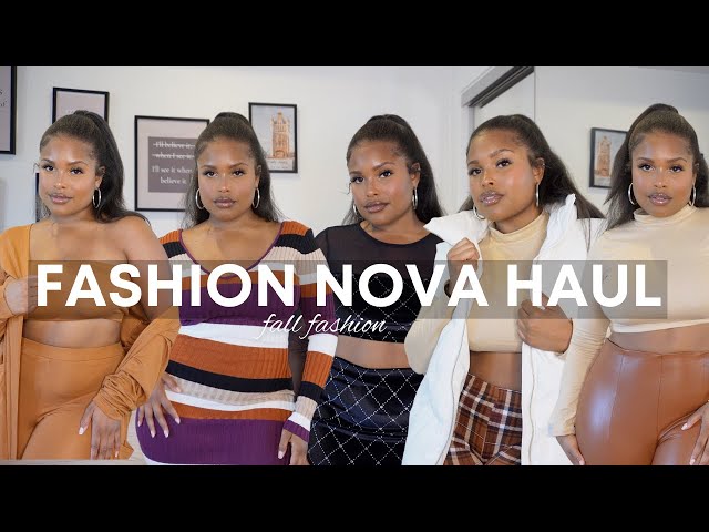 FASHION NOVA FALL HAUL HUGE | Fall 2022 Fashions Trends