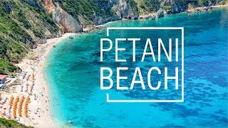 Petani Beach on Kefalonia island or Cephalonia in Greece.