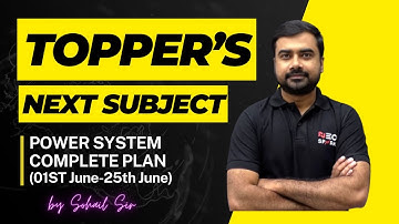 Master GATE 25 Power System Strategy: Step by Step Guide by Sohail Sir
