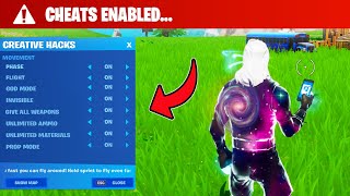 How to enable cheats in new public creative mode... (fortnite glitch)
here is a brand modded map that allows you get modes, ...