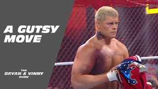 Cody entered Hell in a Cell with a torn pec: Bryan & Vinny & Craig Show