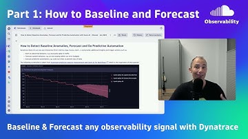 Tip on Baselining and Forecasting Observability Data in Dynatrace