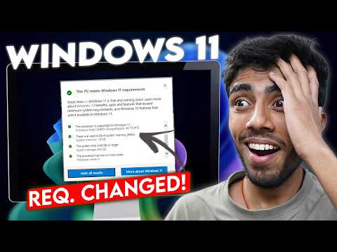 Microsoft Changed Windows 11 System Requirement!🤯Again! Windows 11 Now on Old PC?