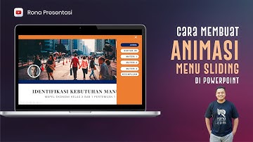 Cara Membuat Animasi Menu Yang Keren Di Powerpoint | Sliding Effect