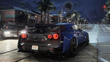 GTA 5 Expanded Realistic Lighting With Combintion Graphics Mod Showcase On RTX4090 Ultra Settings
