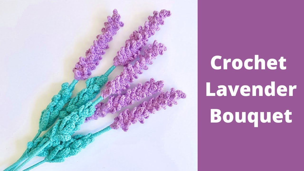HOOKOK Bouquet - Purple Crochet Flower Bouquet