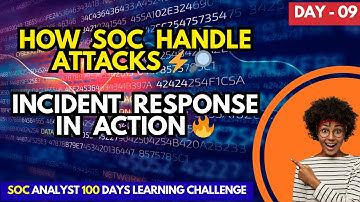 Day 9 | SOC Workflow EXPLAINED Like Never Before 🚀 | Step-by-Step Incident Response