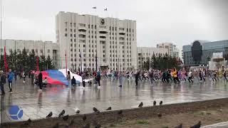 Марш детей буквой Z в Хабаровске