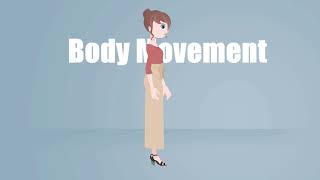 Body movement front, left and right side in cartoon animator 4