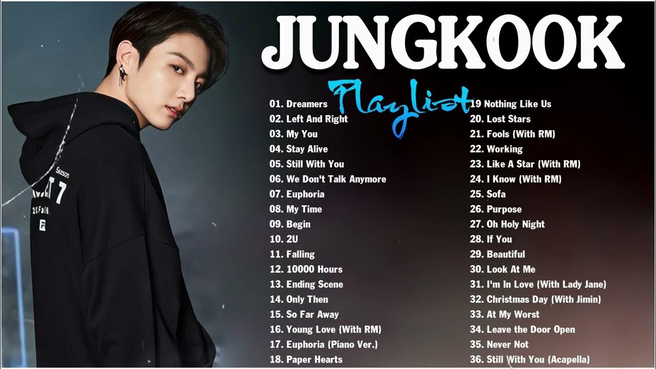 [PLAYLIST][プレイリスト]BTS JUNGKOOK ジョングクSolo Songs ソロ&カバー曲 / JUNGKOOK chill