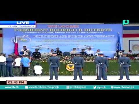 Speech of Pres. Rodrigo R. Duterte during the Philippine Air Force's  69th Anniversary