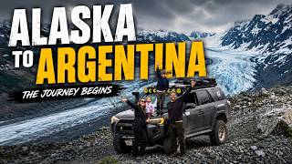 We Drove To Alaska's Wildest Glacier (Pan-American Highway Ep. 1) Overland Travel Film