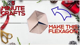 HOW TO MAKE A FLEXAGON, GREAT FOR ADHD AND EASY PAPER CRAFTS