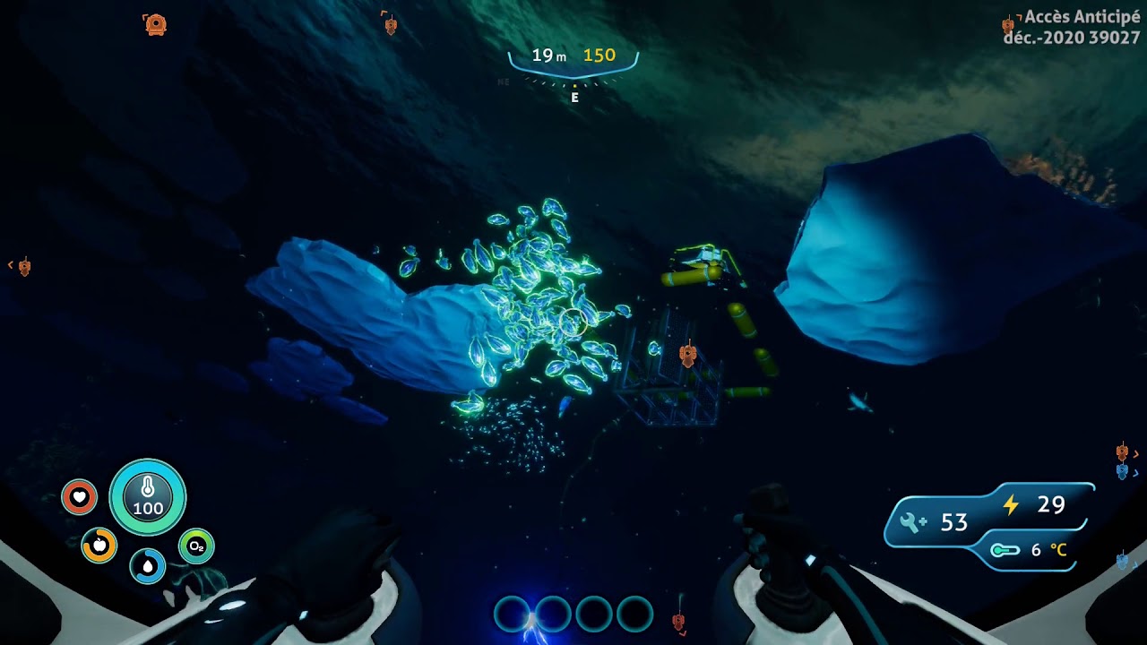 Subnautica Below Zero ... LOCALISATION premier diamants - YouTube