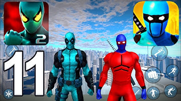 Power Spider 2 , Blue Ninja Game - Gameplay Walkthrough Part 11 (iOS, Android)