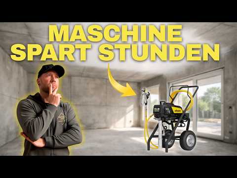 Spritzspachtel, Grundieren, Kleber & Farbe - alles mit einer Maschine