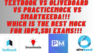 Textbook vs Oliveboard vs PracticeMock vs Smartkeeda! Which is the best mock!!!  #ibpspo2023 #ibps