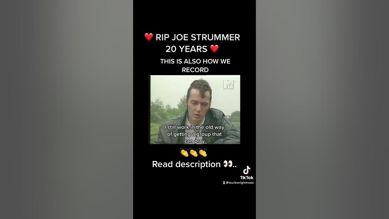 ❤️R.I.P Joe Strummer 20 years ❤️