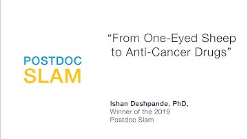 Postdoc Slam 2019: “From One-Eyed Sheep to Anti-Cancer Drugs”