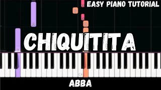 ABBA - Chiquitita (Easy Piano Tutorial) chords