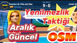 Osm Taktik 2023 Yenilmezlik Taktiği Aralık Güncel Efsane Taktik Online Soccer Manager Tactic 2023