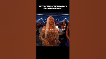 Beyoncés reactions to both Grammy wins 2025! #beyonce   #grammys