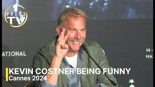 Kevin Costner being hillarious for 3 minutes | Cannes 2024