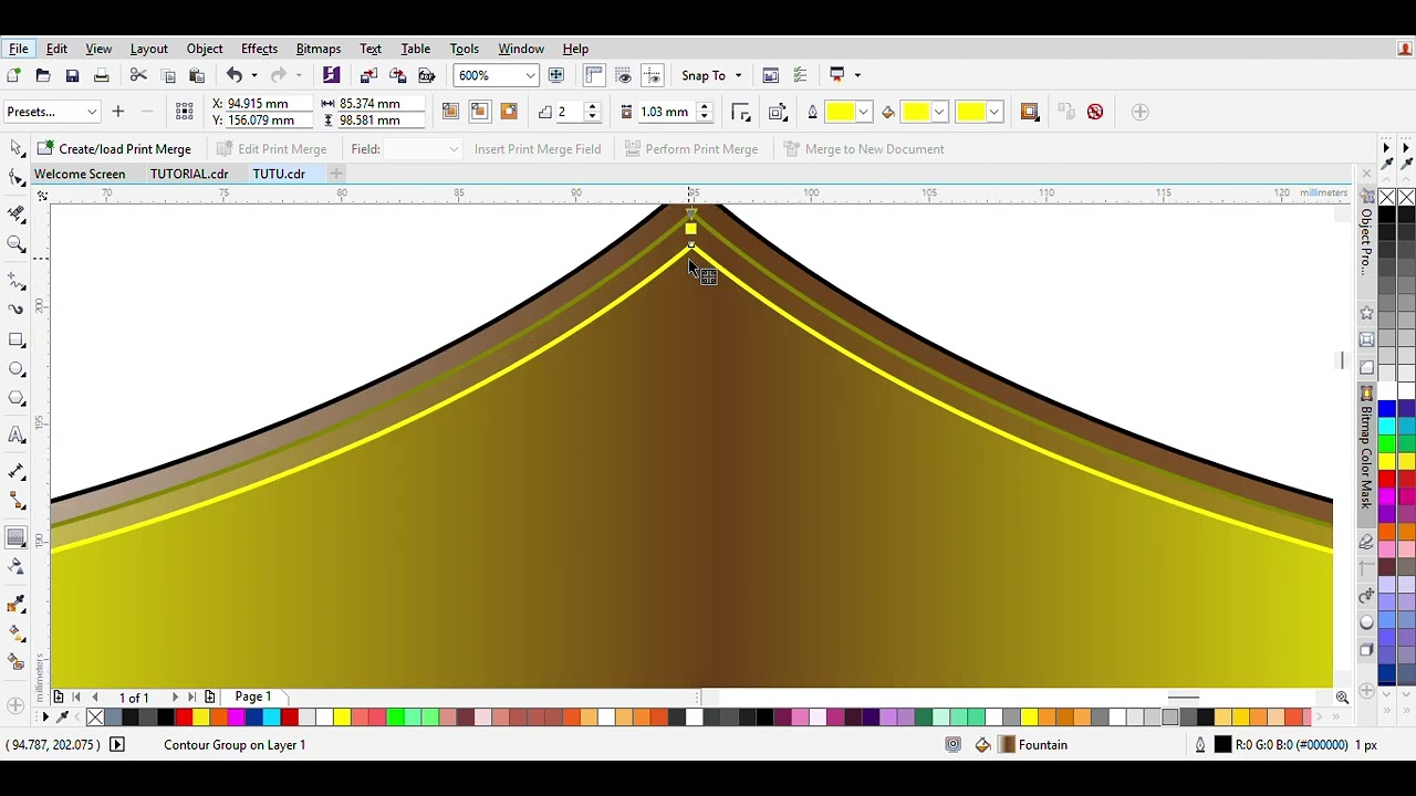 Shield 🛡️ icon logo design in Corel draw कोरेल ड्रॉ में शील्ड आइकन लोगो डिजाइन 