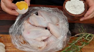 Few people know this trick for cooking chicken wings! Simple and delicious chicken RECIPE❗️!ASMR