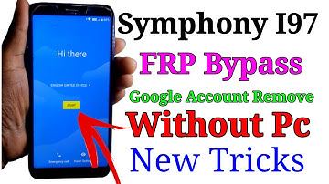 Symphony i97 Frp Bypass | Google Account Remove.Android 9 Without Pc.