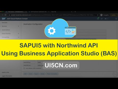 SAPUI5 with Northwind API Using Business Application Studio | SAP® BAS