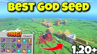 Best God Seed Minecraft 1.20 Pocket Edition And Bedrock || Seed Minecraft 1.20
