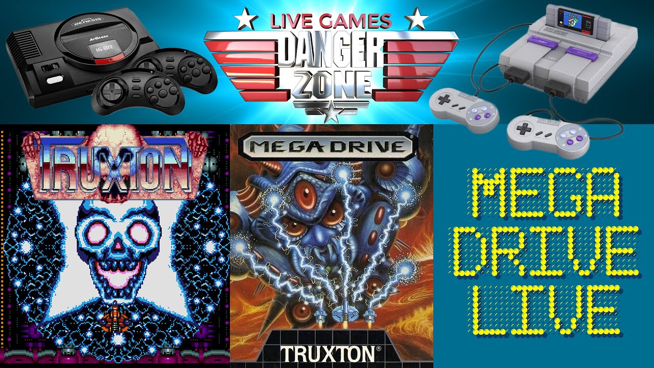 TRUXTON MEGA DRIVE LIVE JOGO DE NAVE EUA 1989 YouTube