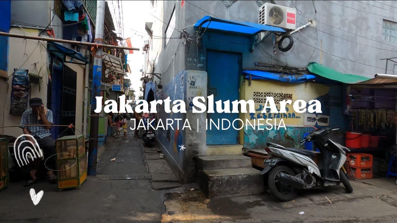 Slum Area in West Jakarta 2022 Indonesia Walking Tour Video 4K. YouTube